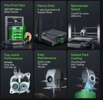 Creality Ender-3 V3 Plus CoreXZ 3D Yazıcı