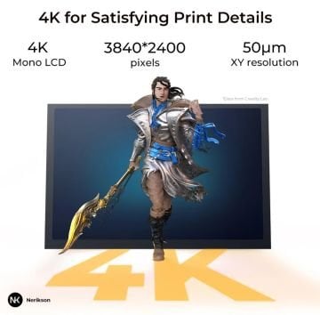 Creality Halot Play 8.9' 4K Reçineli SLA 3D Yazıcı