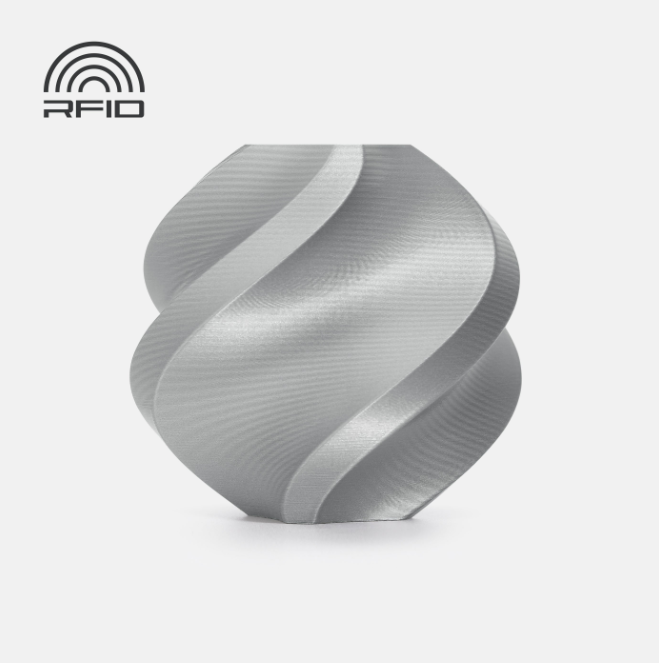 Bambu Lab PLA Basic Filament Gümüş 1.75mm 1kg