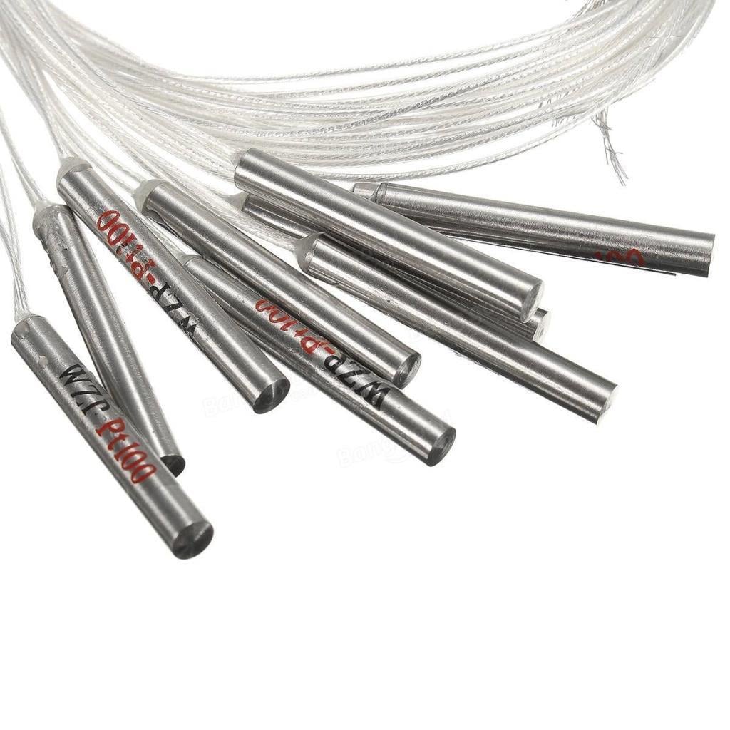 PT100 Metal Kablolu Sıcaklık Sensörü