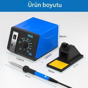 Sunline 969A Isı Ayarlı Havya İstasyonu