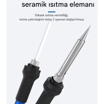 Sunline 969D Isı Ayarlı 75W Havya İstasyonu