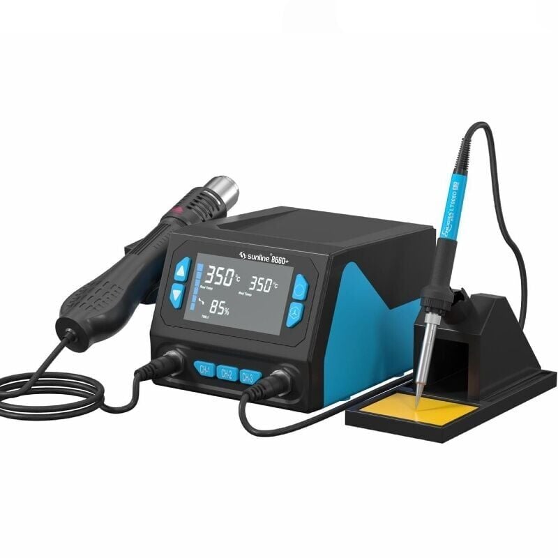 Sunline 866D+ Brushless Sıcak Hava Üflemeli Havya İstasyonu