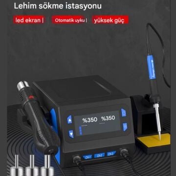 Sunline 866D+ Brushless Sıcak Hava Üflemeli Havya İstasyonu