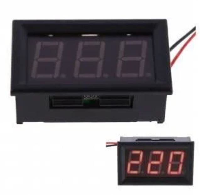 2 Kablolu Dijital Voltmetre 0.36 inç DC 2.4-30V