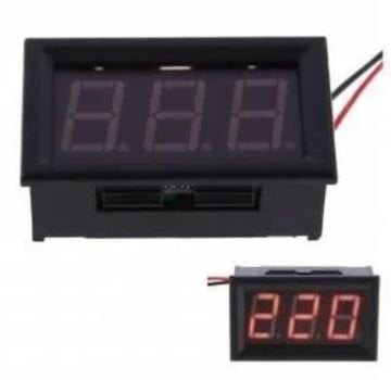 2 Kablolu Dijital Voltmetre 0.36 inç DC 2.4-30V