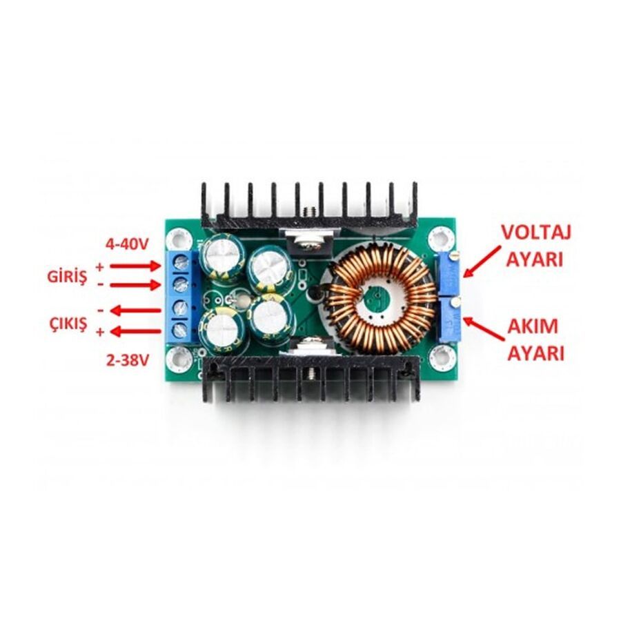 XL4016 300W 10A Voltaj Düşürücü Regülatör Kartı