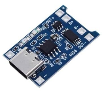 TP4056 Type-C 1S 3.7V LiPo, Li-ion Pil BMS Şarj Devresi