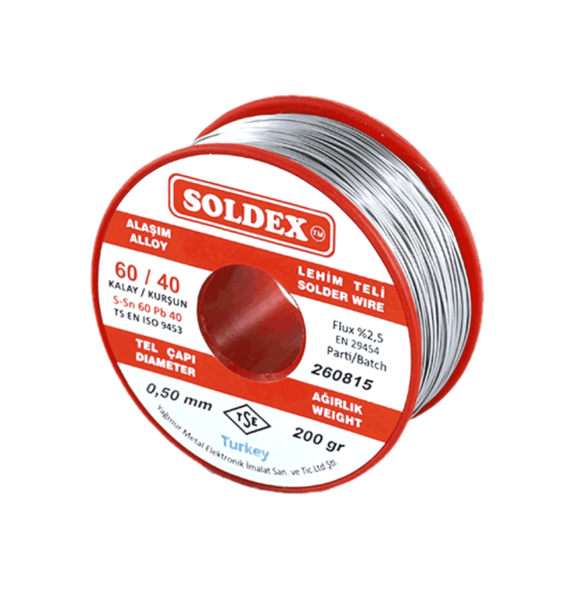 0.50mm 200 gr Soldex Lehim Teli