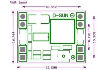 MP1584EN 3 A Mini Ayarlanabilir Voltaj Düşürücü Regülatör Kartı - Step Down