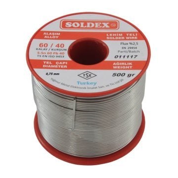 0.75mm 500 gr Soldex Lehim Teli