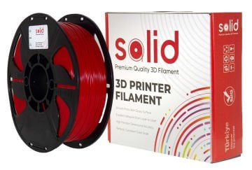 Solid Filament ABS 1.75mm Kırmızı 1Kg