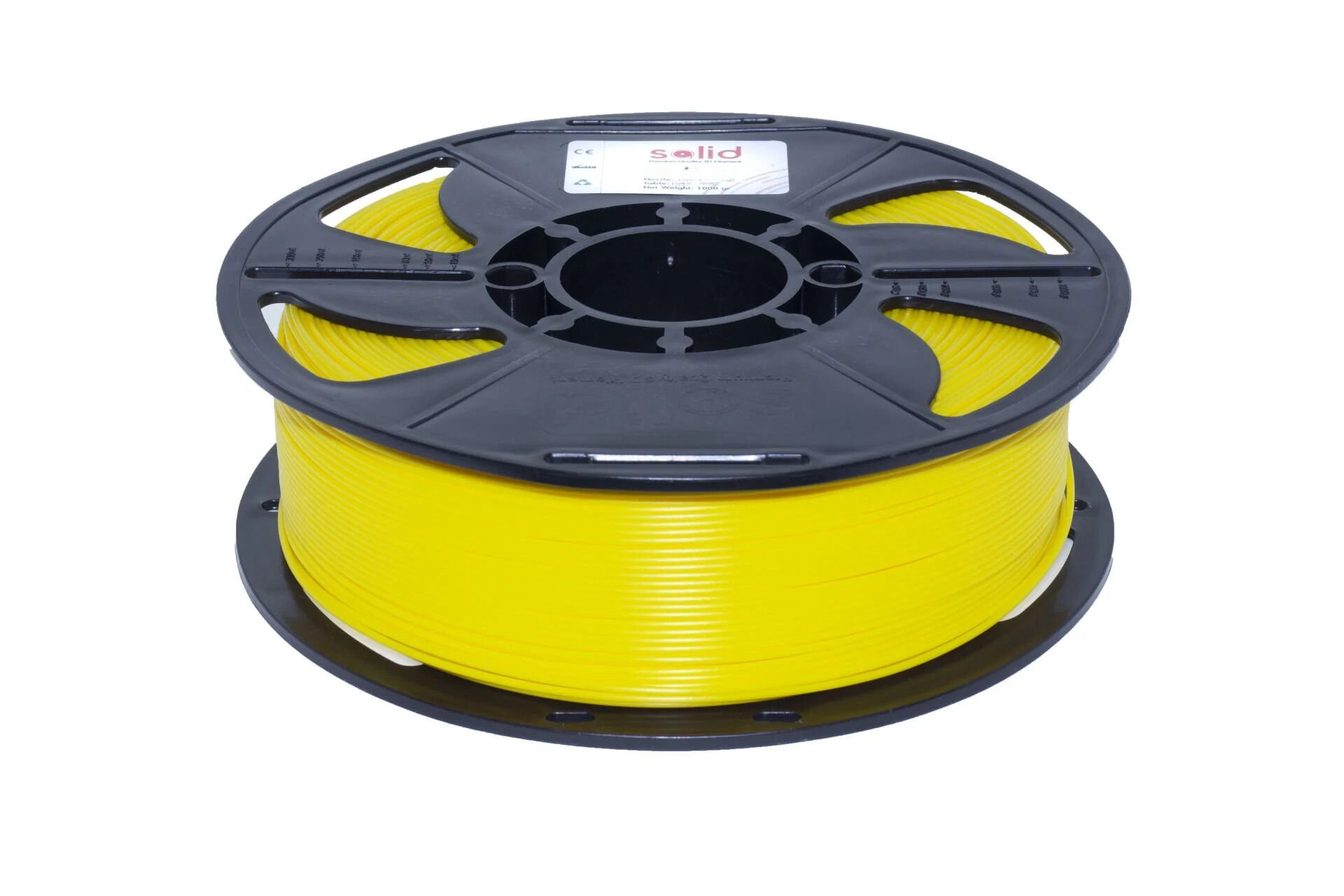 Solid Filament ABS 1.75mm Sarı 1Kg