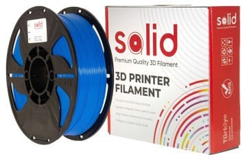 Solid Filament ABS 1.75mm Mavi 1Kg