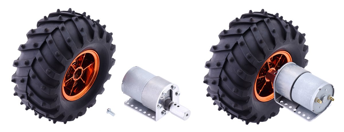 12V 200 RPM Redüktörlü DC Motor