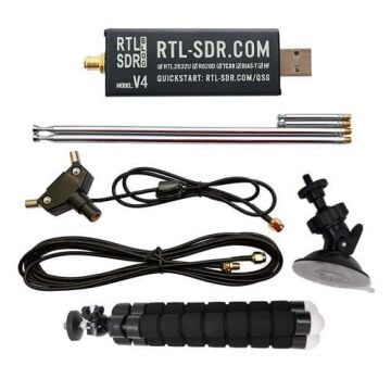 RTL-SDR Blog V4 RTL2832U Yazılım Tanımlı Radyo + Antenler