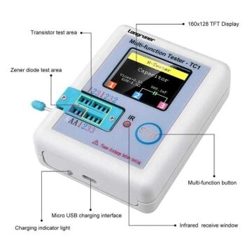 LCR TC1 Elektronik Komponent Test Cihazı