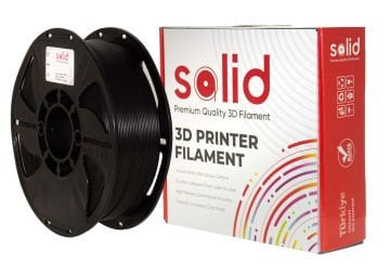 Solid Filament PET-G 1.75mm Siyah 1Kg