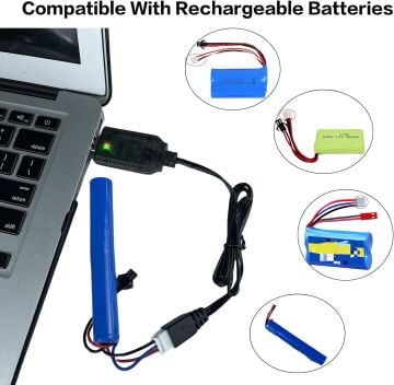 2S LiPo Pil USB Şarj Devresi 7.4V – XH-3P Girişli 1A Max