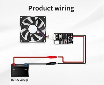 VHM-802 Sıcaklık Kontrollü Fan Devresi 12V