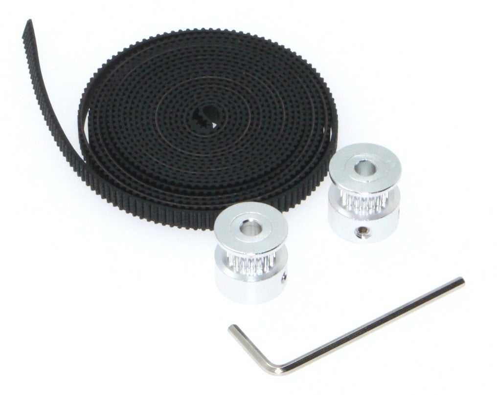 3D Yazıcı Kayış Kasnak Seti - 1 Metre Gt2 6mm