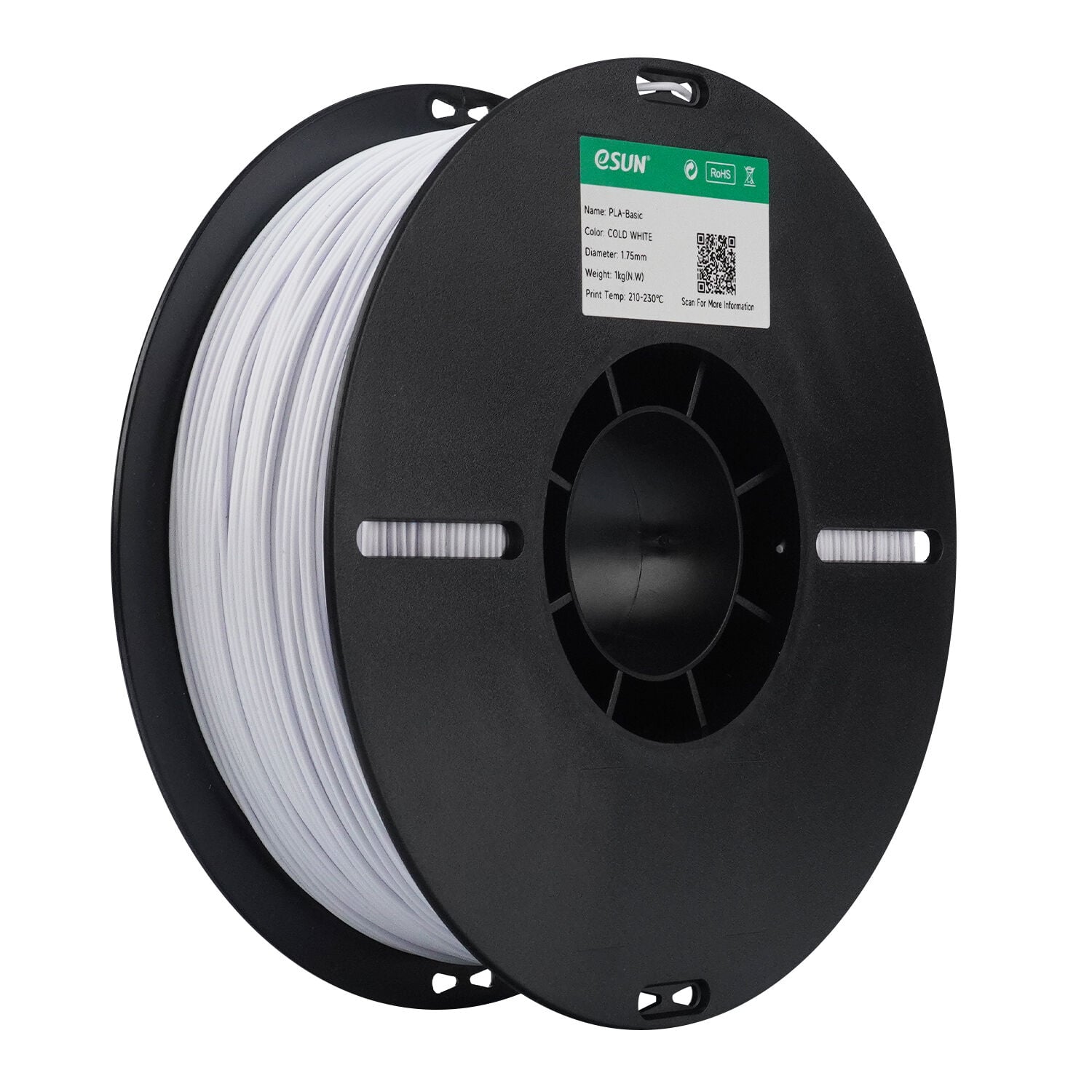 eSUN PLA Basic Filament Soğuk Beyaz 1.75mm 1Kg