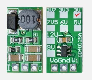 DD4012SA 1A 3V DC DC Buck Voltaj Dönüştürücü Modülü