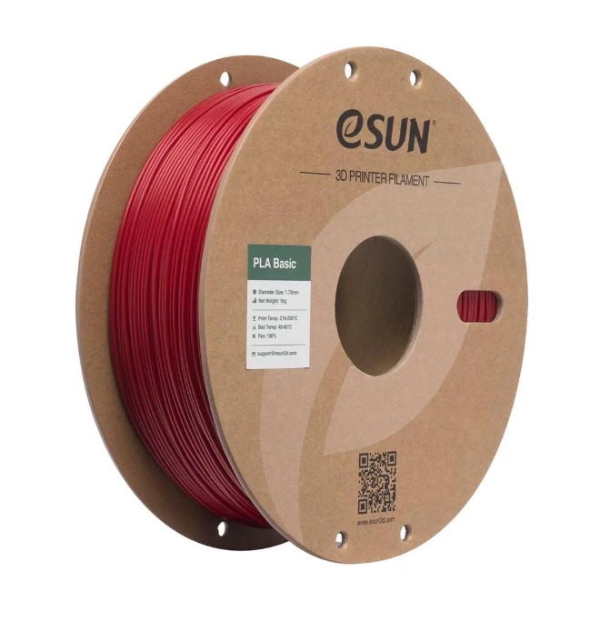 eSUN PLA Basic Filament Ateş Kırmızısı 1.75mm 1Kg