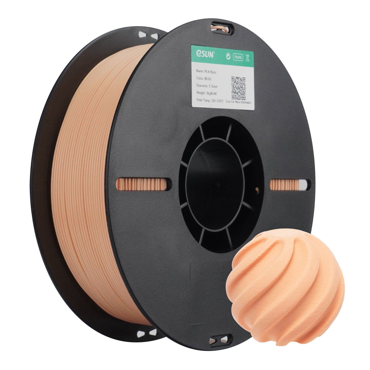 eSUN PLA Basic Filament Bej 1.75mm 1Kg