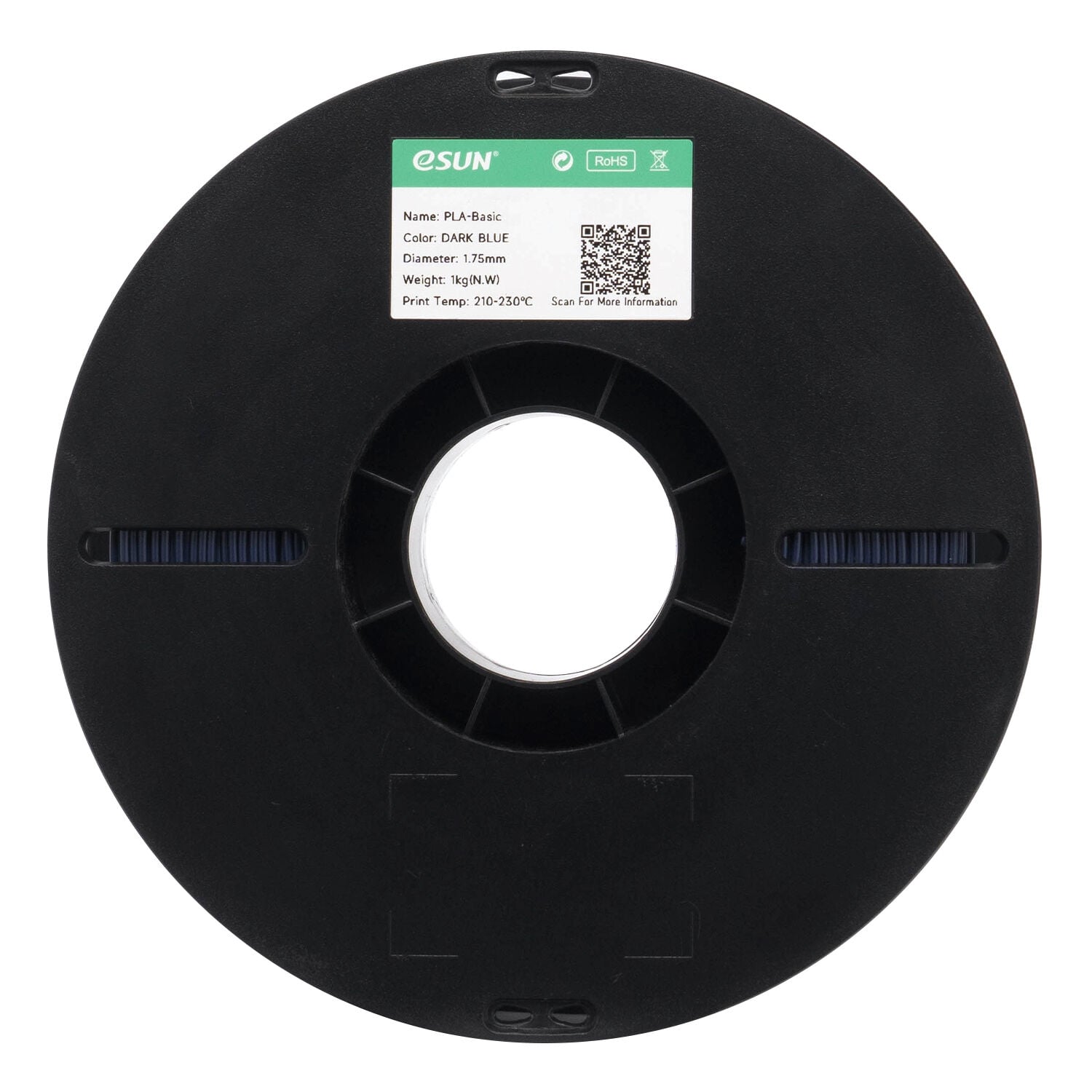 eSUN PLA Basic Filament Koyu Mavi 1.75mm 1Kg