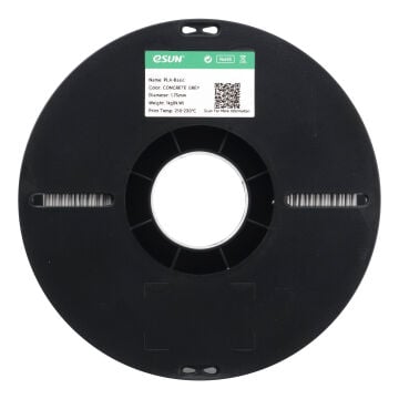eSUN PLA Basic Filament Beton Gri 1.75mm 1Kg