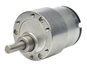12V 1000 Rpm 37mm Redüktörlü Dc Motor