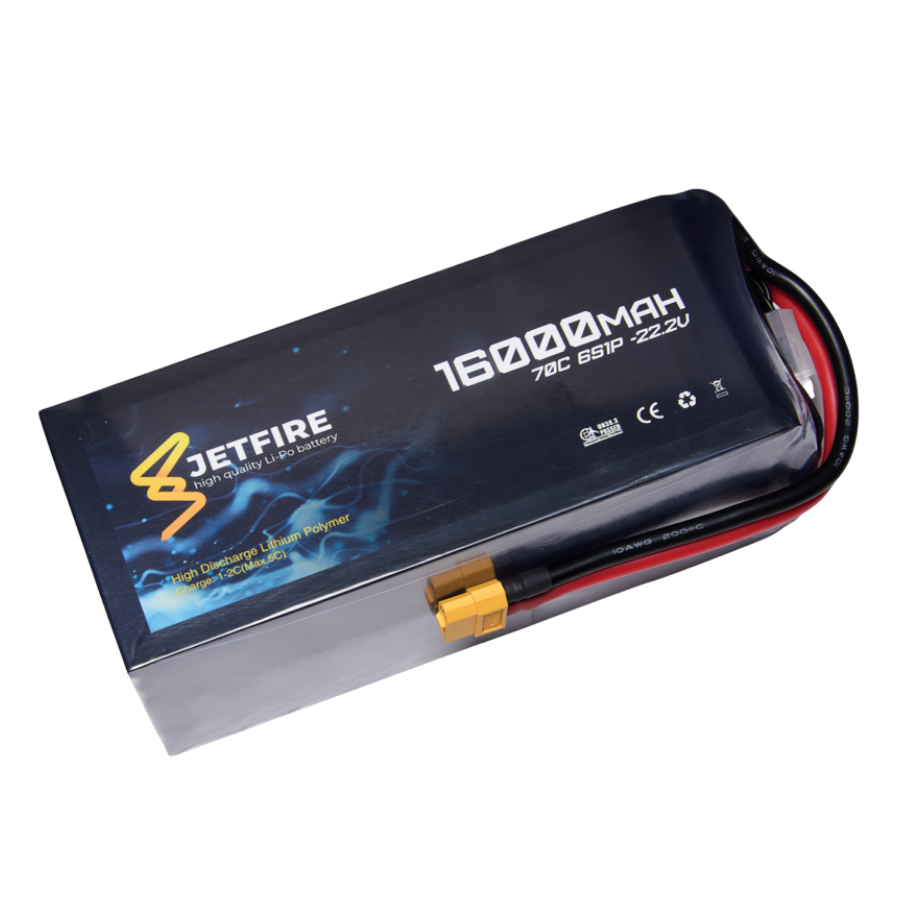 22.2V 16000mAh 70C Lipo Batarya 6S JetFire Pil