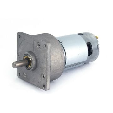 12V 30Rpm 60mm Redüktörlü Kare Flanşlı Dc Motor