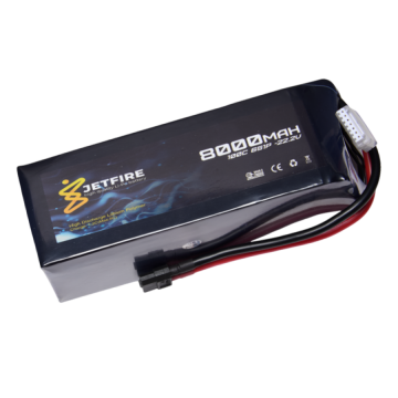 22.2V 8000mAh 100C Lipo Batarya 6S JetFire Pil