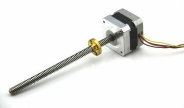 30 Cm Vidalı Mil Step Motor Nema 17