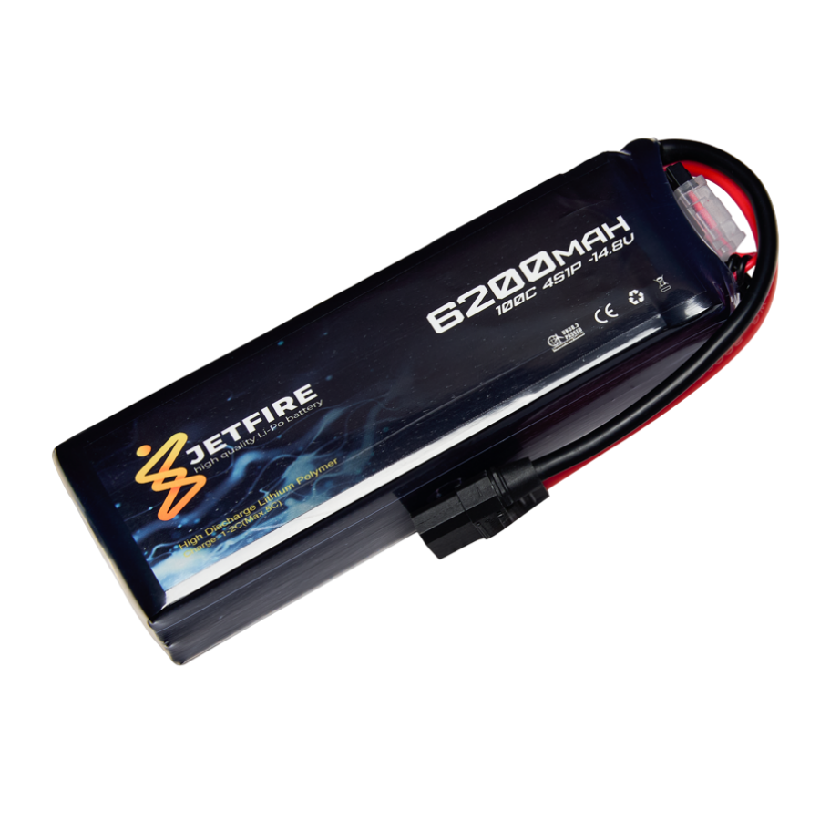 14.8V 6200mAh 100C Lipo Batarya 4S JetFire Pil
