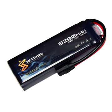 14.8V 6200mAh 100C Lipo Batarya 4S JetFire Pil