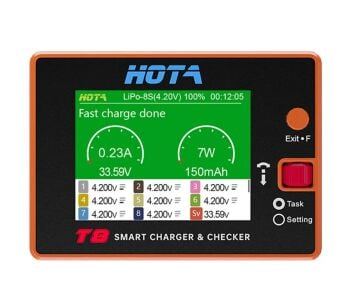 HOTA T8 650W 22A 1-8S DC Akıllı Şarj Cihazı