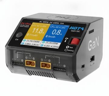 HOTA D6 Ultra 650W 15A 1-6S Çift Kanallı AC/DC Akıllı Şarj Cihazı