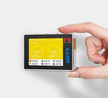 HOTA T6 300W 15A 1-6S PD/DC Akıllı Şarj Cihazı