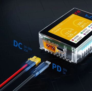 HOTA T6 300W 15A 1-6S PD/DC Akıllı Şarj Cihazı
