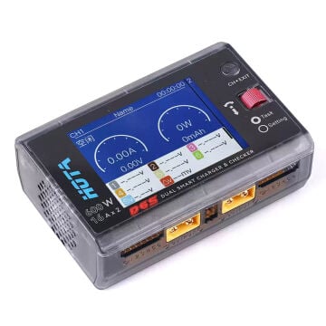 HOTA D6S 650W 15A 1-6S Çift Kanallı AC/DC Akıllı Şarj Cihazı