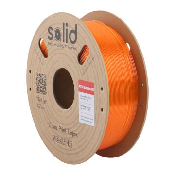 Solid Hyper PETG Transparan Turuncu Filament 1.75mm - 1Kg
