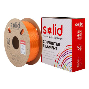 Solid Hyper PETG Transparan Turuncu Filament 1.75mm - 1Kg