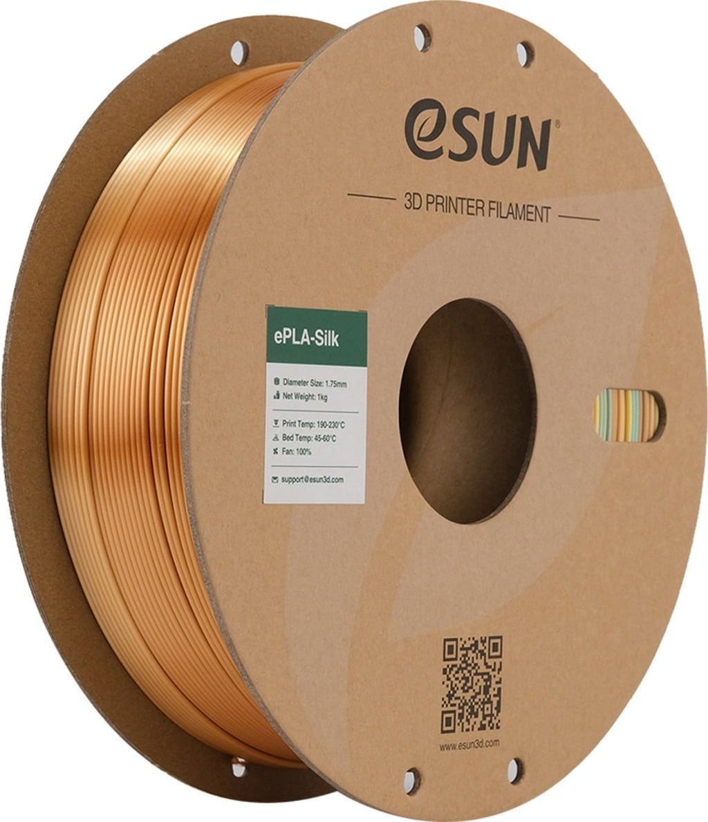 eSUN ePLA Silk Rainbow Filament 1.75mm 1 KG - Gökkuşağı