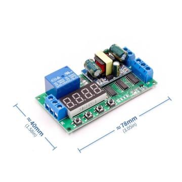 AC 220V Zaman Ayarlı Röle Modülü PLC Uyumlu IO23B0