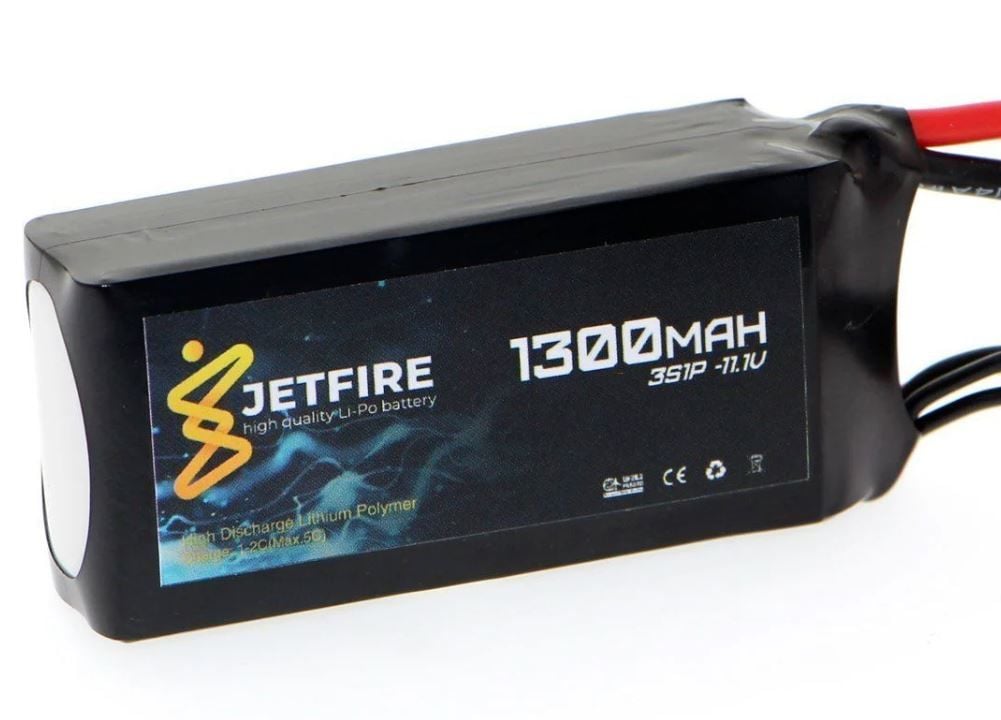 11.1V 1300mAh 200C Lipo Batarya 3S JetFire Pil