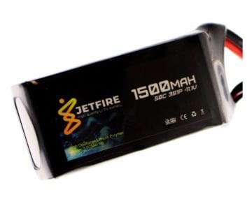 11.1V 1500mAh 50C Lipo Batarya 3S JetFire Pil