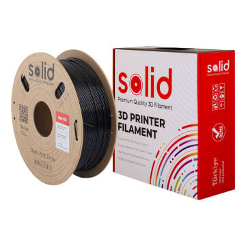 Solid Hyper PETG Siyah Filament 1.75mm - 1Kg